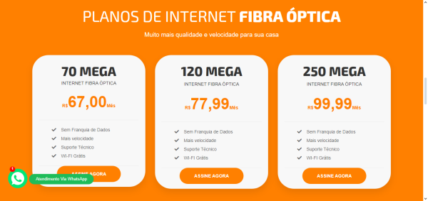 Site Pronto Para Provedor de Internet em PHP - Modelo 3 - Imagem 4